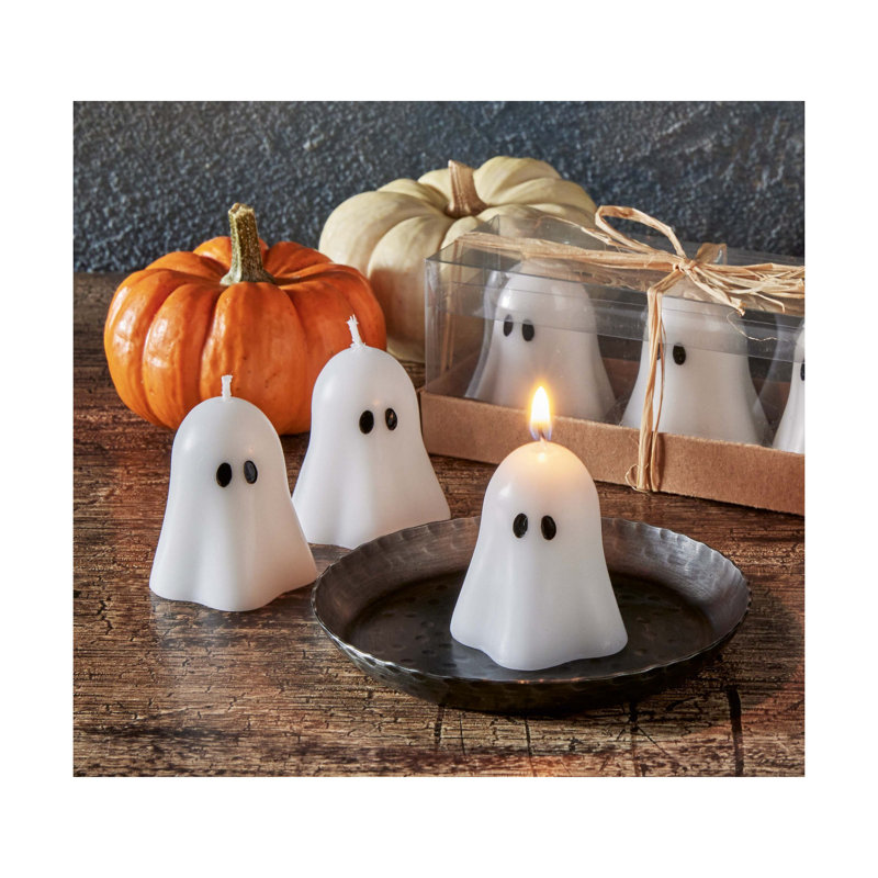 Ghost Mini Candles S/3