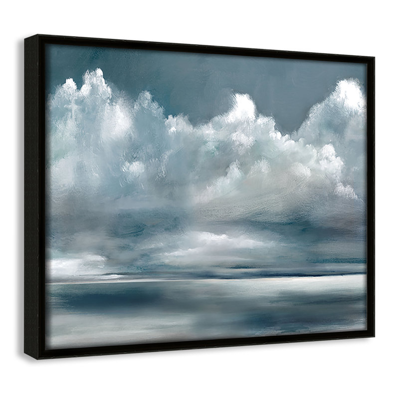 «Moody Seas» par Ruane Manning, Espresso, H 9,5 po x l 11,5 po