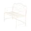 Banc de jardin Sunnydaze - blanc-1090656751