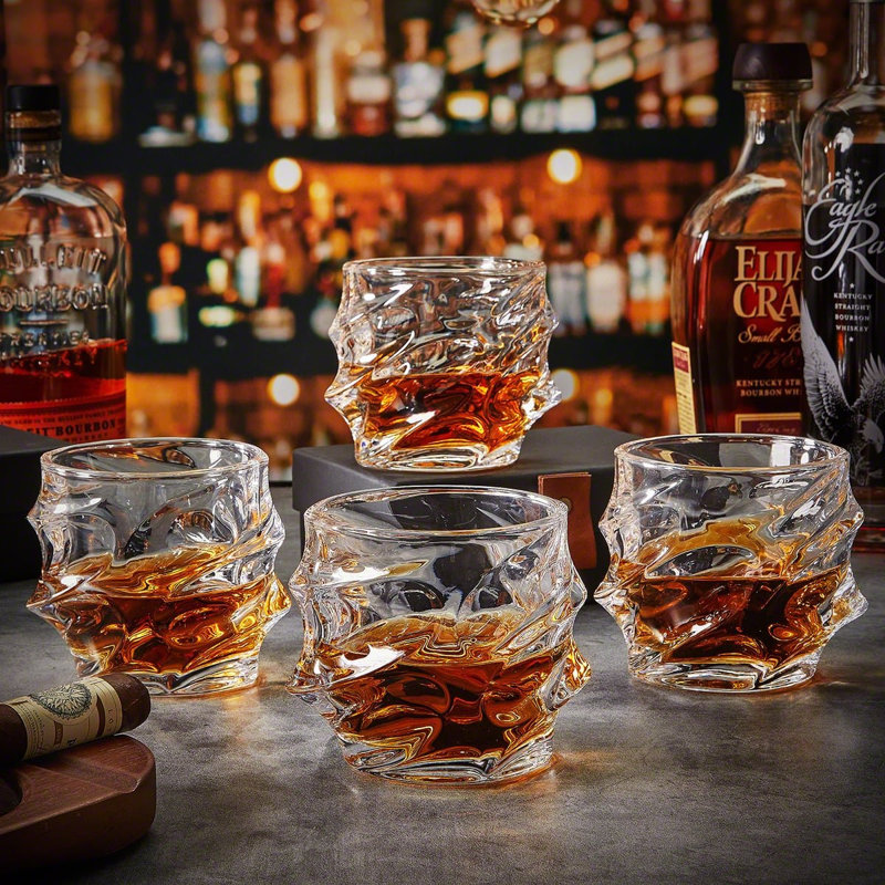 Angeleigh 10 oz. Ensemble de verres à whisky, 4