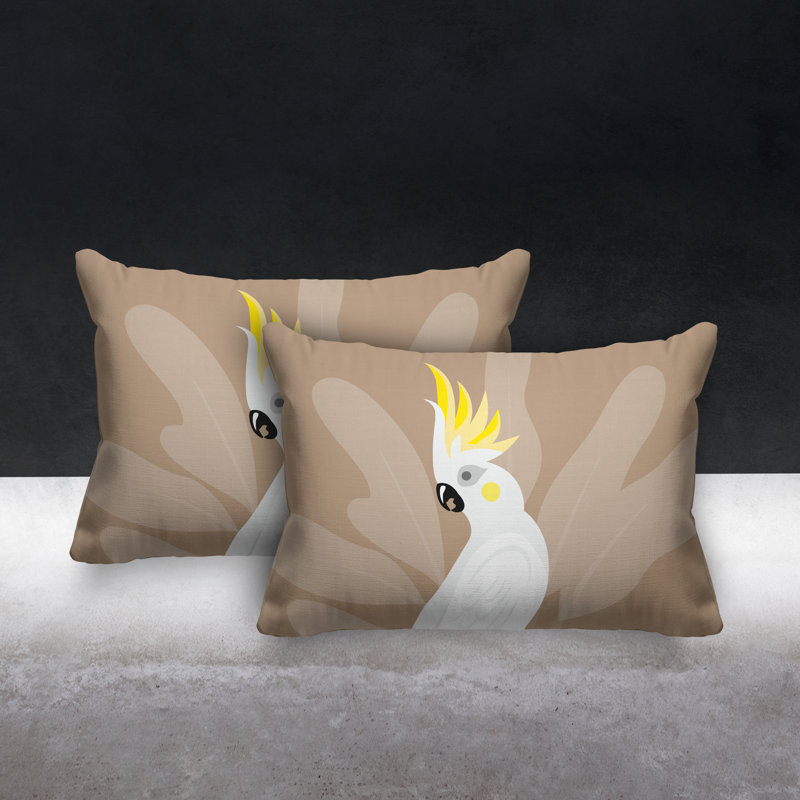 Coussin Bird, Beige