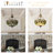 3 Light Dimmable Butterfly-shaped Chandelier With Adjustable Long Chain