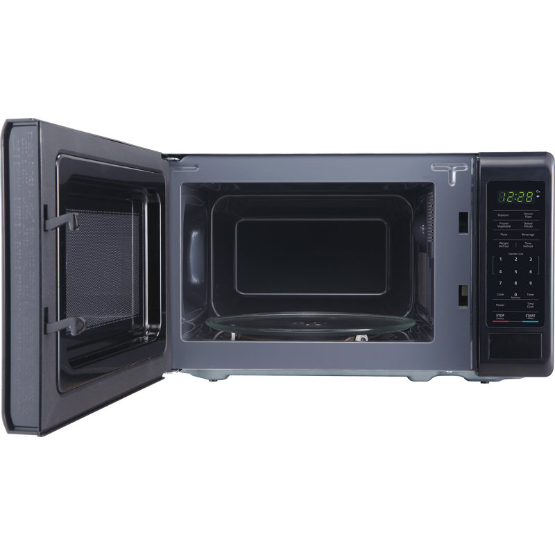 Magic Chef 0.9 Cubic Feet Countertop Microwave, Black, 9.2
