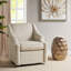 Chaise pivotante rembourrée pour le salon