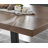 7-Piece Wood and Metal Dining Table Set with Upholstered Dining Chairs and Rectangular Table-772905245