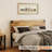 Full Size Sturdy Metal Platform Bed Frame with Wooden Headboard & Under-Bed Storage, Noise-Free Wood Slats, Vintage Brown, Easy Assembly, No Box Spring Needed - Drawerless Design