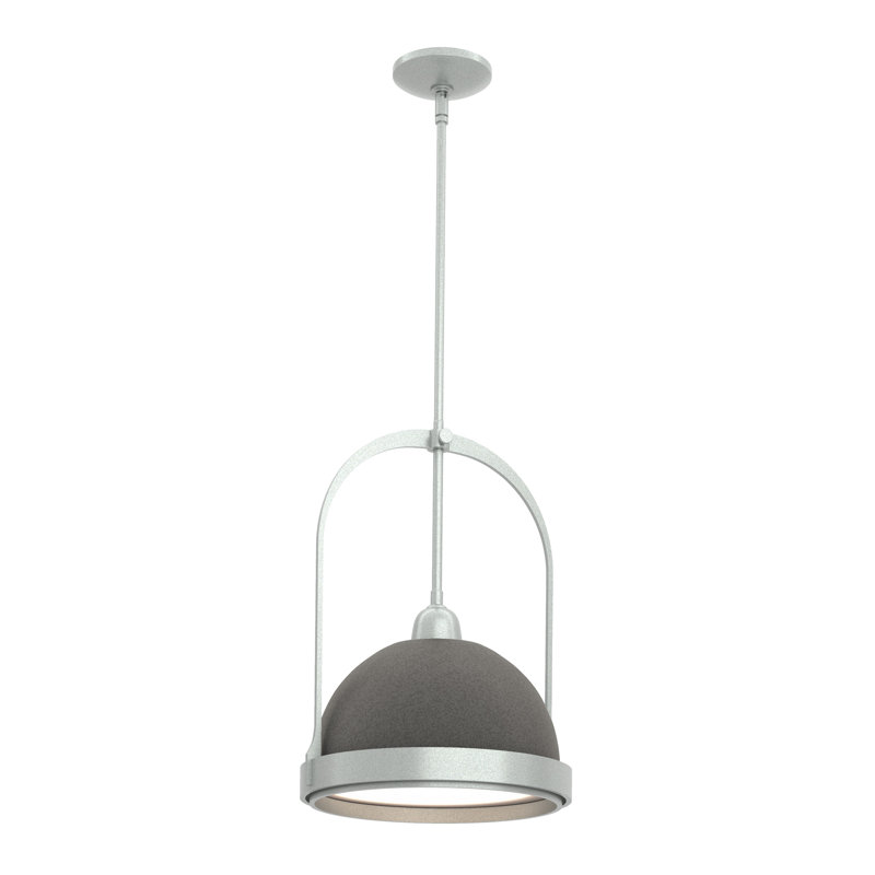 Atlas 1 - Light Single Dome Pendant, Natural Iron, Vintage Platinum