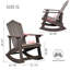 Chaise Adirondack berçante d'extérieur FCR2-69819417