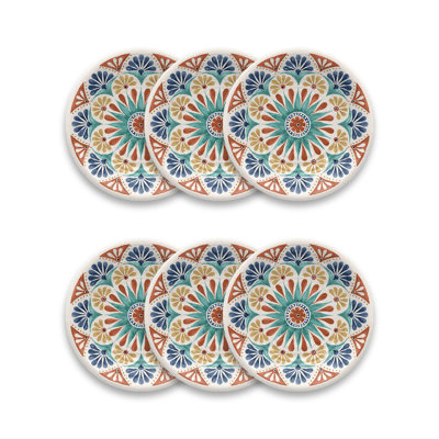 Bettina Desert Rio Planta Salad Plate - Multicolor - 8.5"