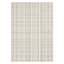 Tapis ivoire en laine à carreaux Bakstran-49467939