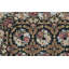 Hand-Knotted High-Quality Black, Pink, and Brown Area Rug