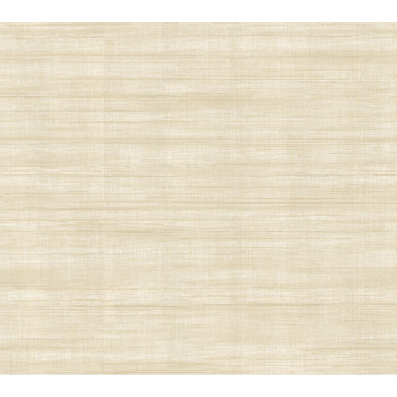 Brushed Linen Abstract Wallpaper Double Roll, Ivory