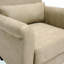 Fauteuil Marquis avec pieds cylindriques effilés en plastique noir, H 33 po x l 31 po x P 30 po