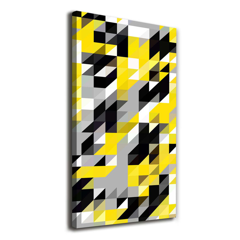 Geometric Background - Wrapped Canvas Print