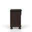 Table de chevet 2 tiroirs cerisier foncé