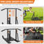 Heavy Duty Weight Sled, Push Pull Sled for 1" & 2" Plates, Strength & Speed Training for Gym/Home
