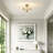 3-light Modern Sputnik Seeded Glass Globes Semi Flush Mount-1702270519