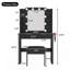 Meuble-lavabo avec 10 ampoules Hollywood