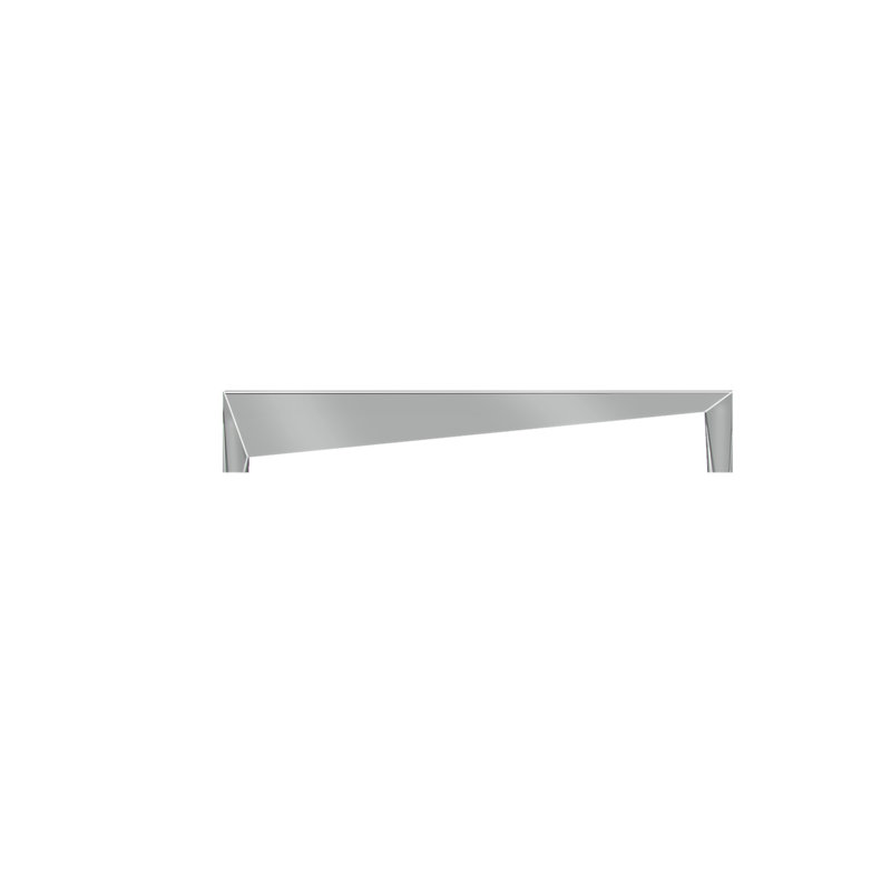Poignée barre 17 5/8" au centre Orvietto, H 0,25 po x l 6,25 po x P 1 po, Chrome