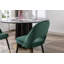 Adolina Modern Velvet Dining Chair Upholstered Armchair with Metal Legs-493953573