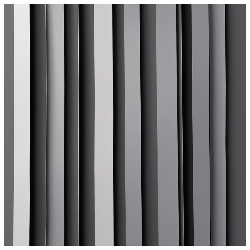 Gray Vertical Stripes Bedding Stripes Bedspread Pattern, Queen