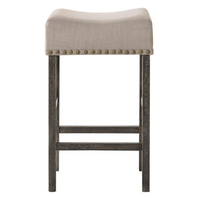 Forster Counter Height Stools with Nailhead-Trim
