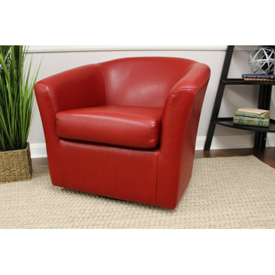 Fauteuil demi-tonneau pivotant de 32 po Agee