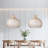 Aribella 1 - Light Natural Dome Pendant-32858490
