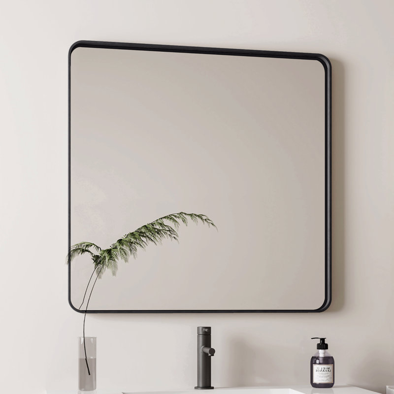 Miroir mural 36 po x 36 po Carré Miroir de salle de bain