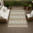 Machine Washable Indoor/Outdoor Chantille ACN2760 Striped Rug-587366167-587366241