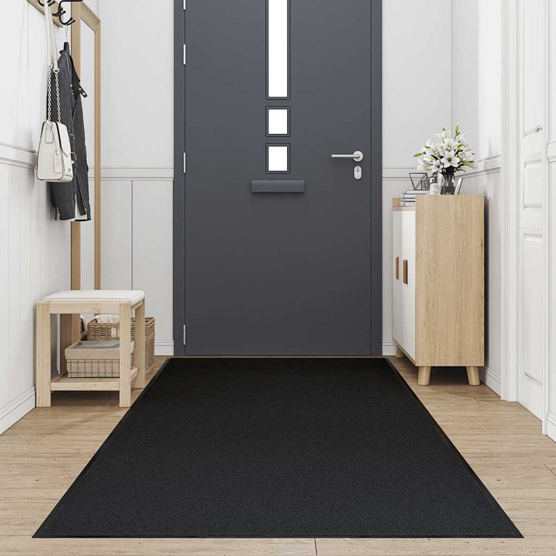 Doormat Non-Slip, 115cm W x 300cm L, Black