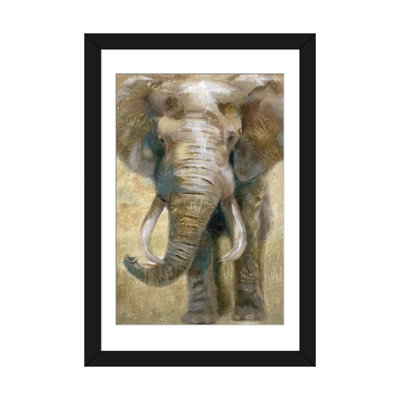 « summer safari éléphant », impression sur toile