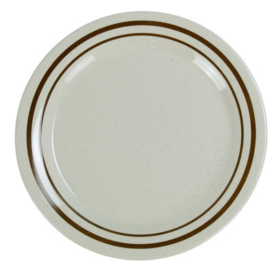 Assiette à hors-d'œuvre en mélamine 7,5 po Sesame