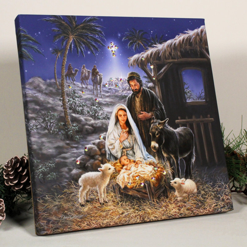 «A Savior is Born Pizazz» avec cristaux éblouissants