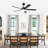 Vaczon 52" Dimmable Ceiling Fan with 3CCT LED Lights and Remote Control, 6 Speeds Reversible DC Motor, Timer, Double-Sided Wood Blades, 6''/10'' Downrods, for Indoor/Covered Outdoor Use-497709493