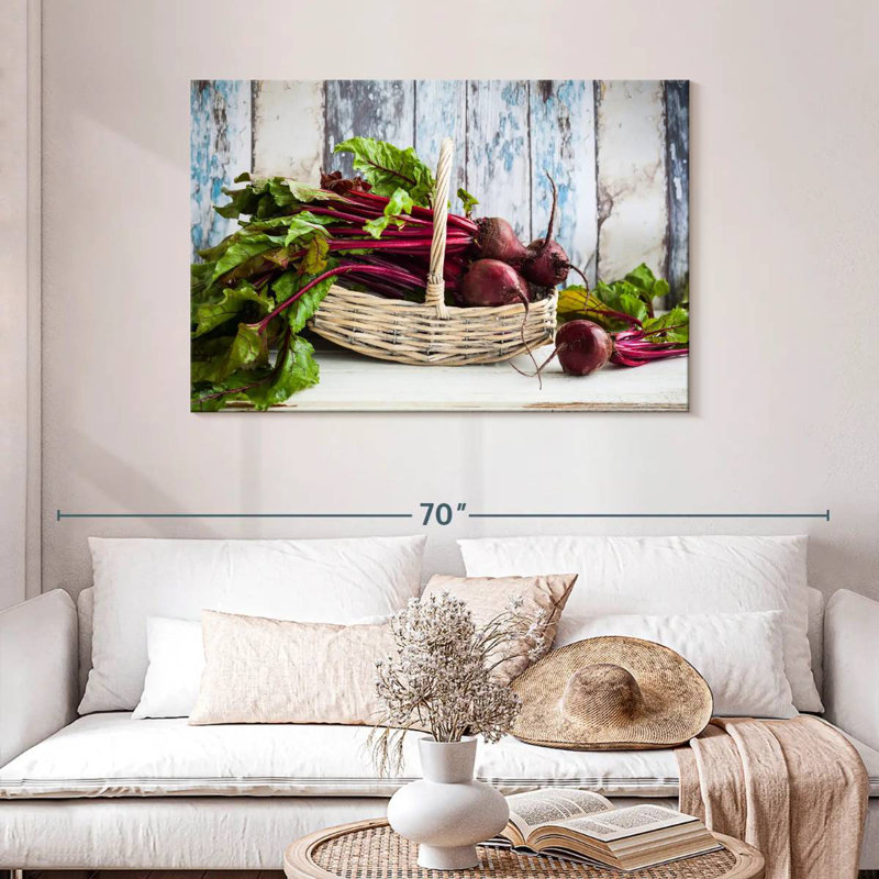 Yarlin Beetroot, 30" H x 45" W