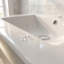 Meuble-lavabo simple 20 po avec lavabo en céramique, tablette ouverte, 2 tiroirs-129892704-129892705
