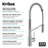 Oletto 2-in-1 Pull-Down Single Handle Kitchen Faucet-79074722