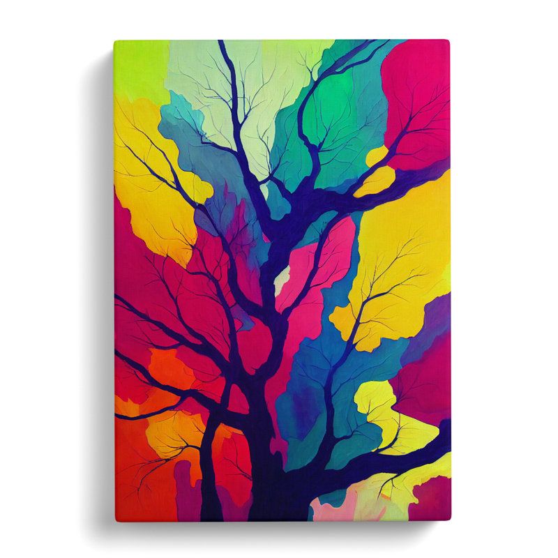 Forest Pouring - Wrapped Canvas, 60cm H x 40cm W x 3cm D