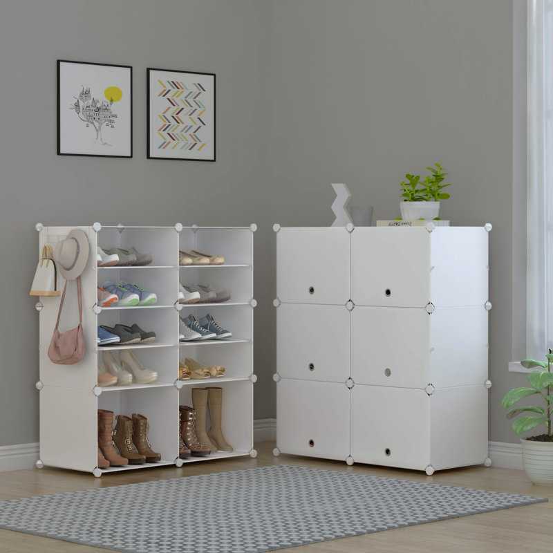 20 Pair Shoe Storage Cabinet