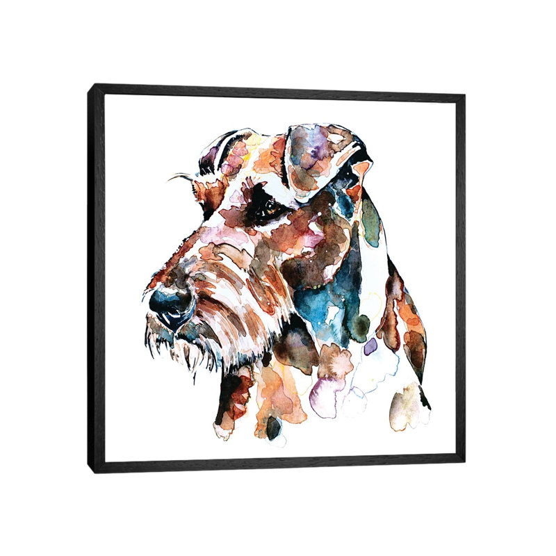 EdsWatercolours - Print, 45.72 cm H x 45.72 cm W, Black Framed