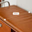 Banc rembourré brun