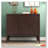 Storage Sideboard with Adjustable Shelves, Retro Metal Handles, and Pinewood Legs-1707682907