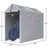 3 ft. 1 in. W x 5 ft. 10 in. D Portable Storage Shed-126411189-126411192