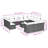 Vidaxl Garden Sofa Set