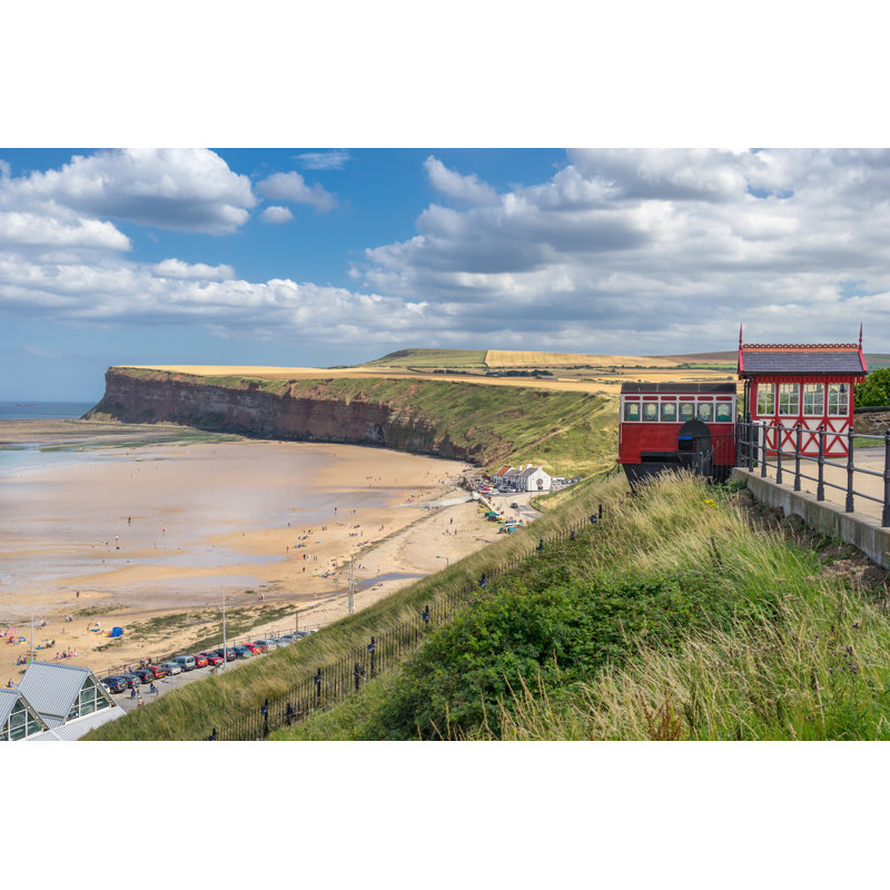 Coakley Saltburn Beach - Wrapped Canvas Print, 30cm H x 46cm W x 3.8cm D