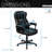 Ergonomic Executive Office Chair High Back Faux Leather – Adjustable Height, Lumbar Support, Diamond-Stitched Padding, Swivel Desk Chair W/Armrests & Tilt Recline For Home Office-282616902