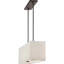 Lustre rectangulaire à 4 lumières avec abat-jour-86096602