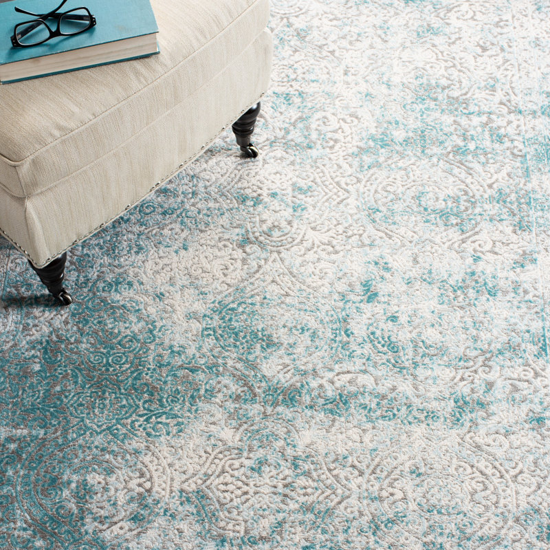 Alpine Performance Abstract Rug, Round 3'
