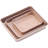 3-Pack Roasting Pan Set, Nonstick Baking Tray Set, Rectangular Bakeware For Oven, Non-Toxic Coating And Durable Quality-110095521